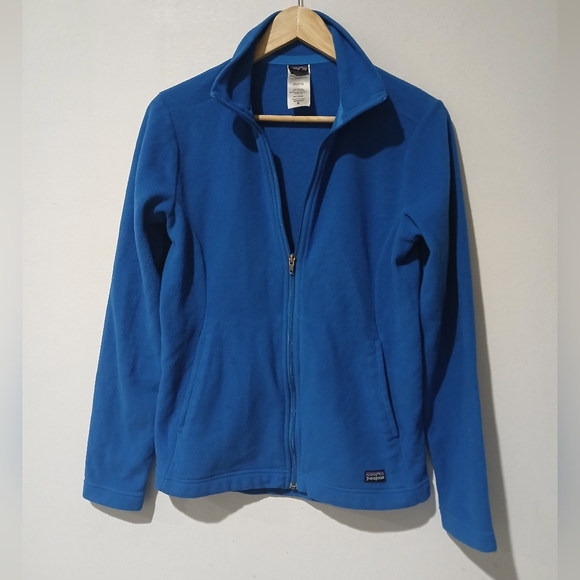 Patagonia Full Zip Blue Fleece Jacket Lightweight Women's Size: M - Picture 4 of 5